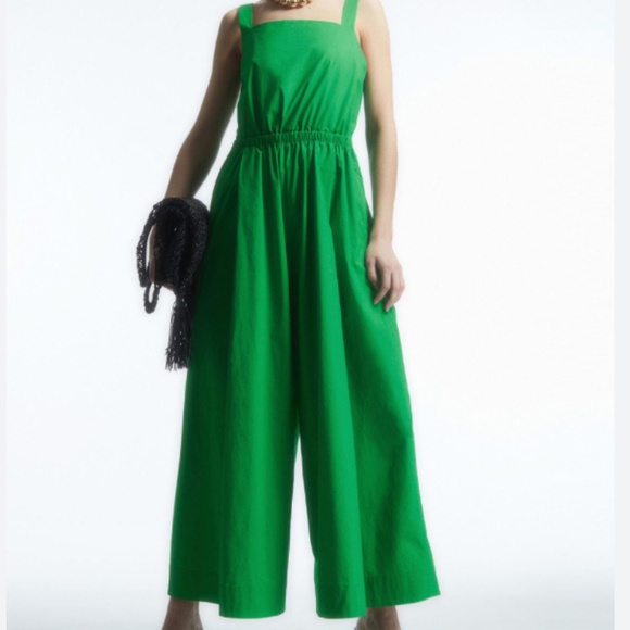Cos Bow Back Wide Leg Jumpsuit - Picture 1 of 5